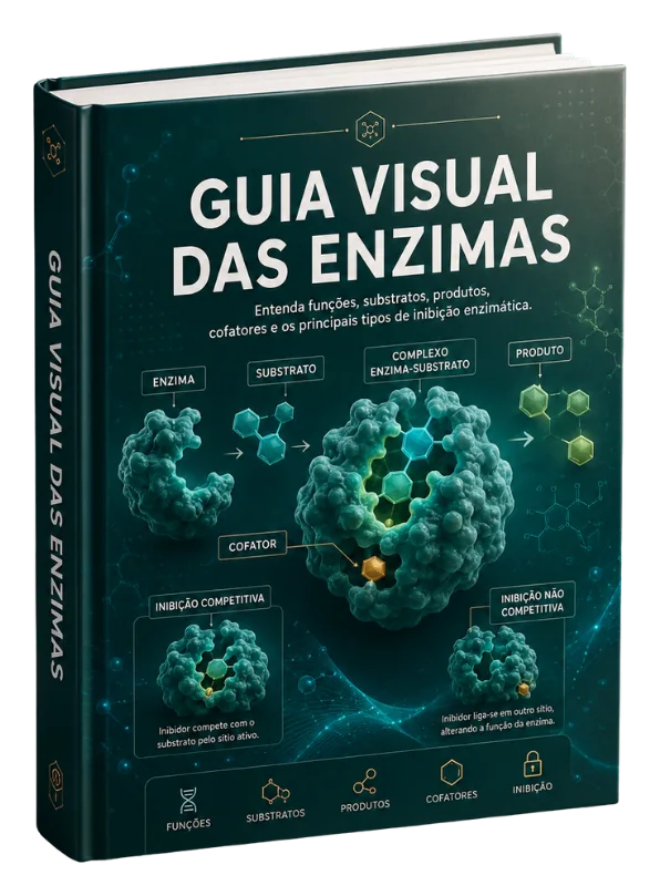 Mockup do bônus Guia Visual das Enzimas