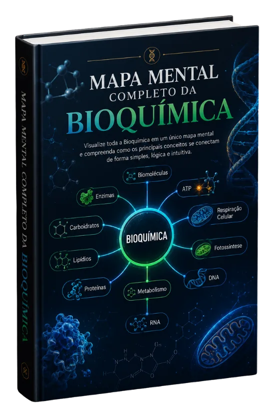 Mockup do bônus Mapa Mental Completo da Bioquímica
